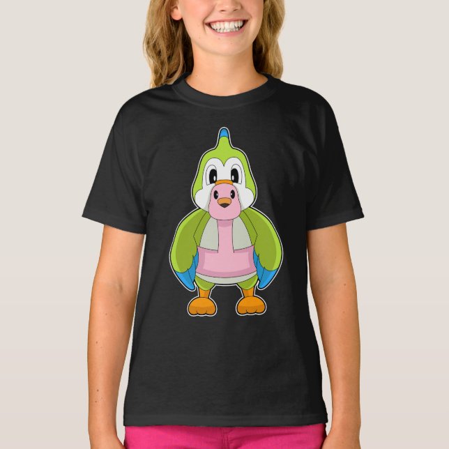 Parrot Flamingo T-Shirt (Front)