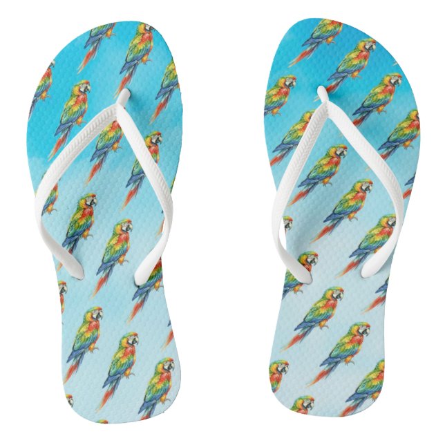 Parrot Flip Flops (Footbed)