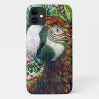 Parrot Floral Tropical Colourful IPhone / IPad Cas iPhone 11 Case