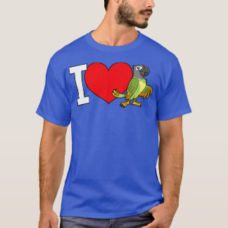 Parrot Gift Product I Love Pet Parrot Print 1 T-Shirt