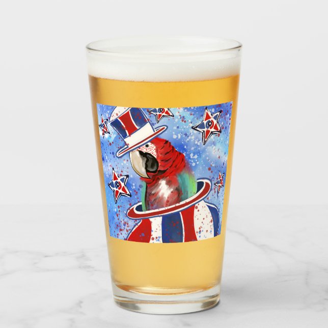Parrot Glass (Front Filled)