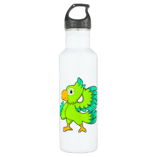 Parrot green 710 ml water bottle