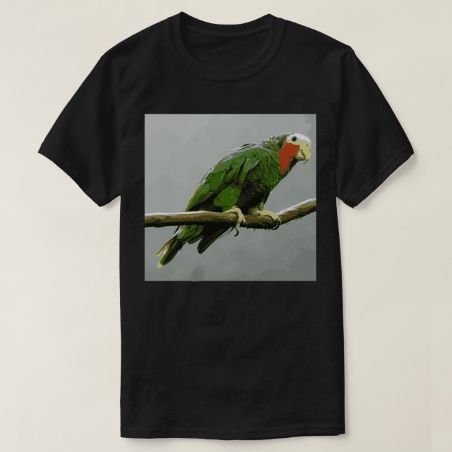 parrot green amazon T-Shirt (Design Front)
