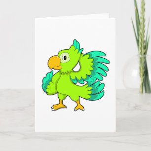 Parrot green card