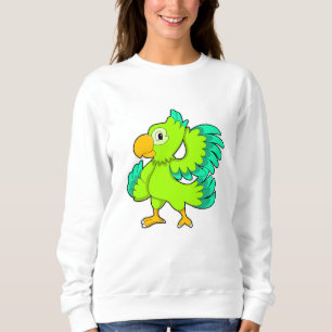Parrot green sweatshirt