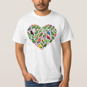 Parrot Heart T-Shirt