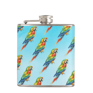 Parrot Hip Flask