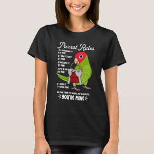 Parrot House Rules It's Mine I Cherry-headed Conur T-Shirt