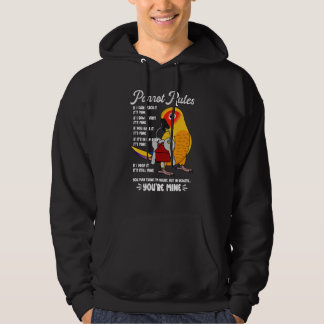 Parrot House Rules It's Mine I Sun Conure Hoodie
