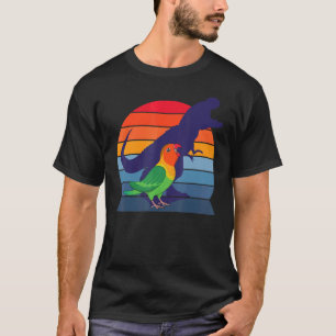 Parrot I Tyrannosaurus Rex I Screaming Fischer's L T-Shirt