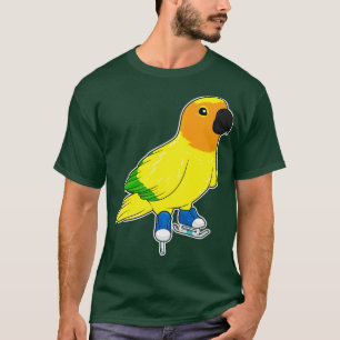 Parrot Ice skating Ice skates T-Shirt