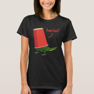 Parrot In A Cup  Henlo I Hahns Macaw T-Shirt