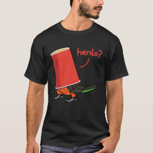 Parrot In A Cup  Henlo I Red bellied Parrot T-Shirt