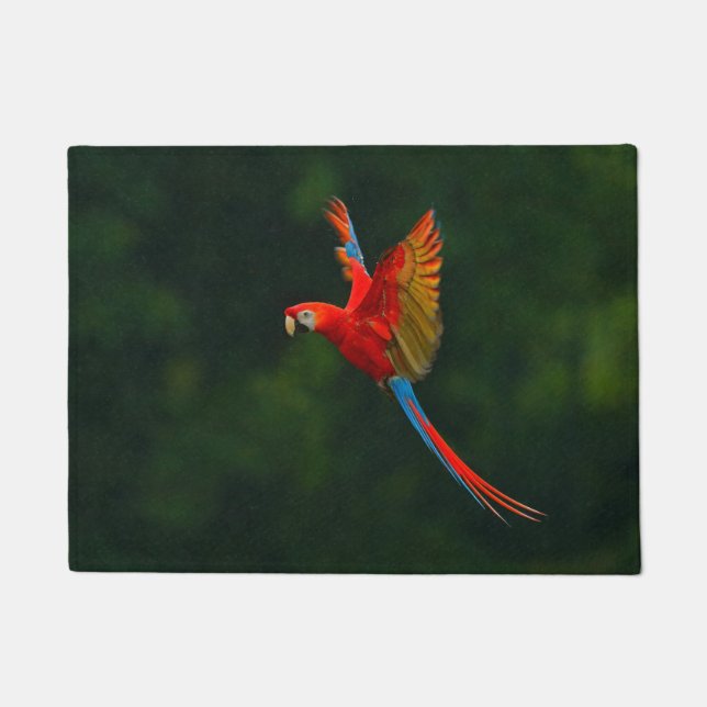 Parrot in Flight Doormat (Front)