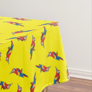 Parrot Kids Birthday Party Tablecloth
