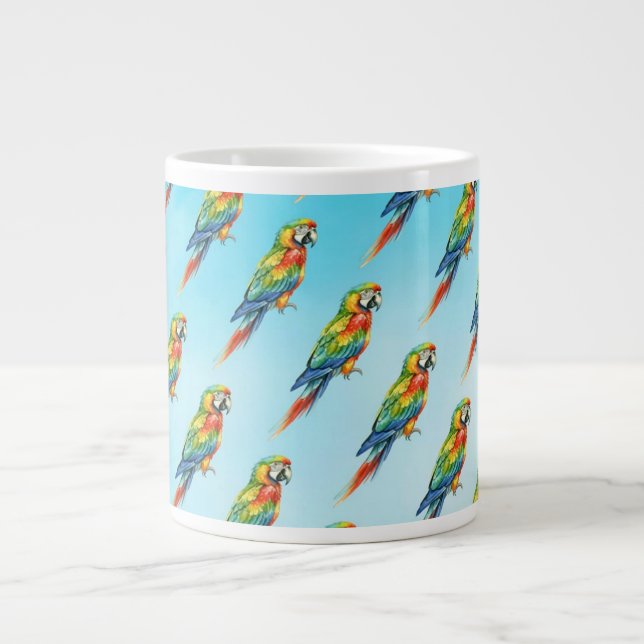 Parrot Large Coffee Mug (Front)