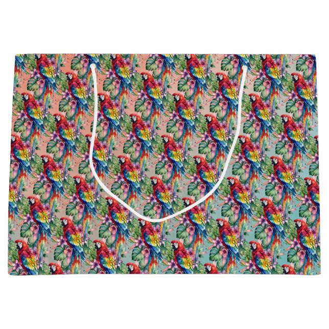 Parrot Large Gift Bag (Front)