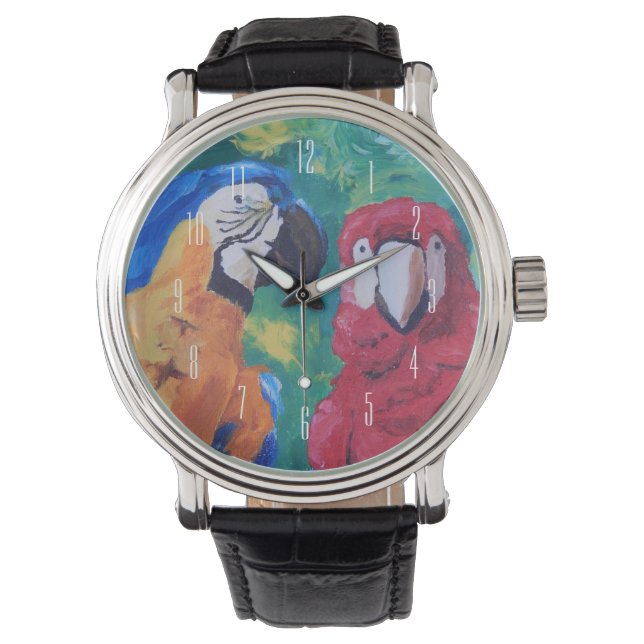 Parrot Love Birds Watch (Front)