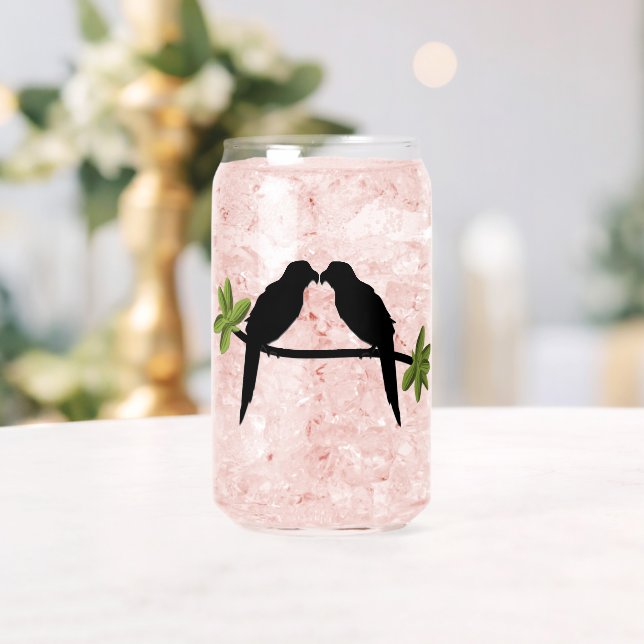 Parrot Love Can Glass (Insitu (Wedding))