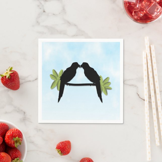 Parrot Love Napkin (Insitu)