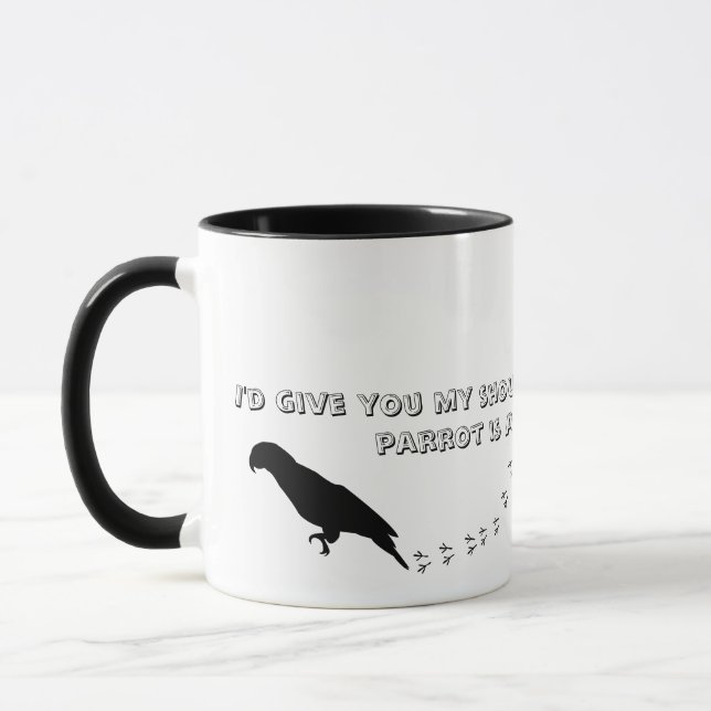 Parrot Lover Mug (Left)
