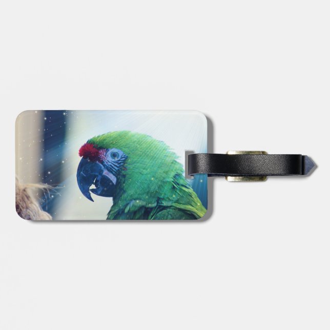 Parrot Luggage Tag (Back Horizontal)
