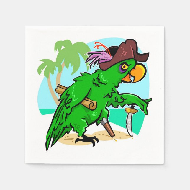 Parrot Napkin (Front)