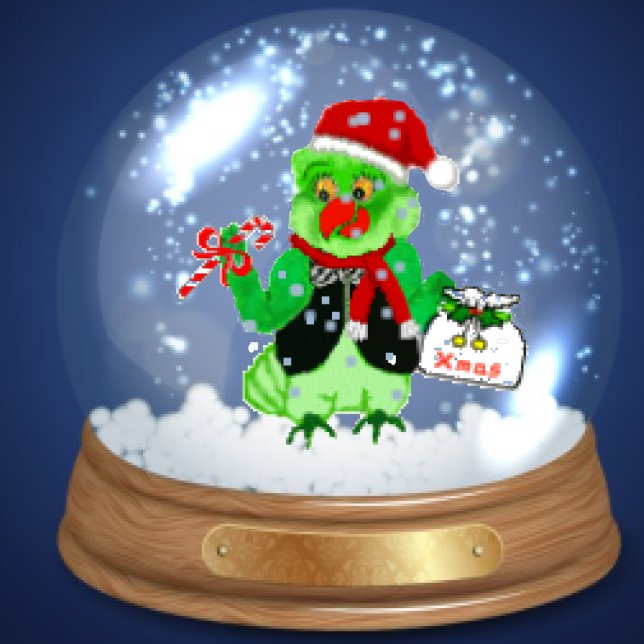 Parrot Nutcracker Christmas Card (Creator Uploaded)