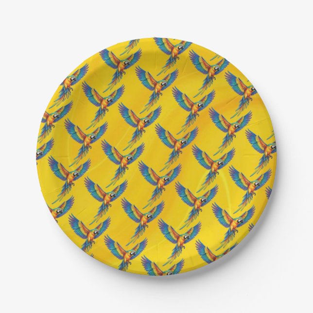 Parrot Paper Plate (Front)
