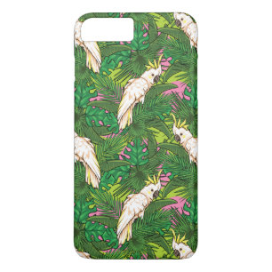 Parrot Pattern With Palm Leaves Case-Mate iPhone Case