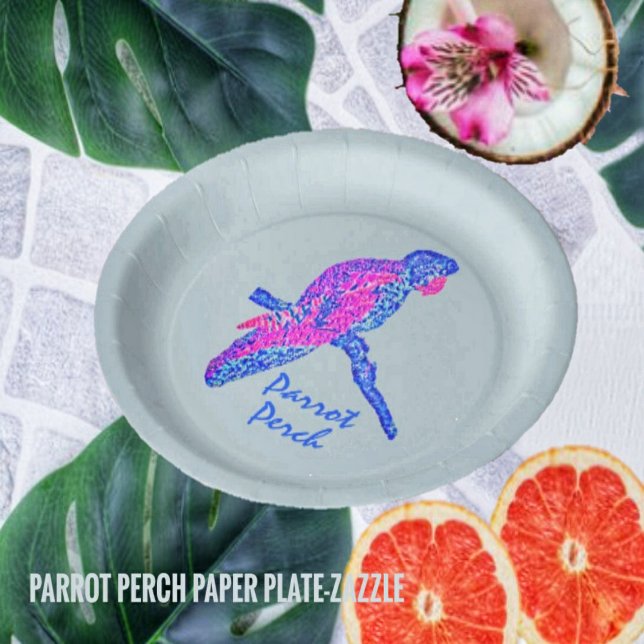 Parrot Perch  Paper Plate (Creator Uploaded)