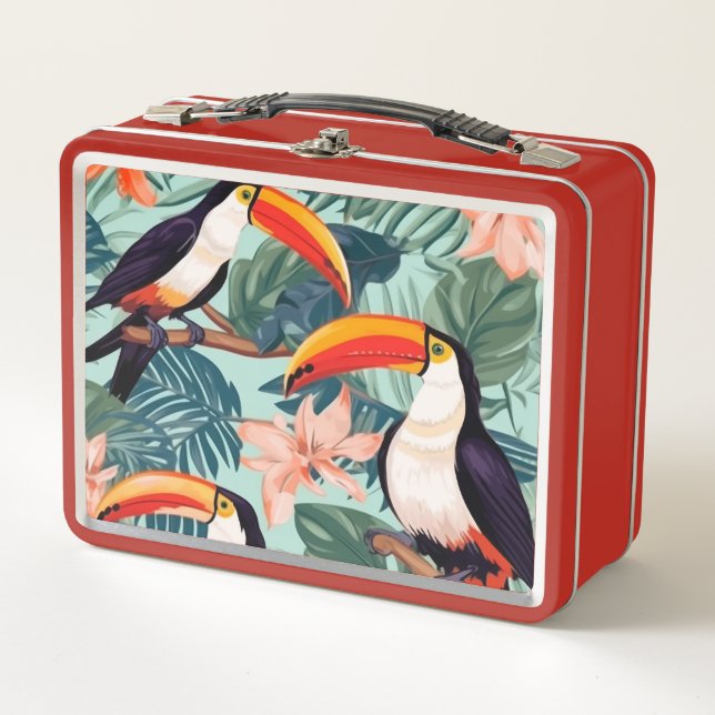 Parrot Picnic Food Box (Front)