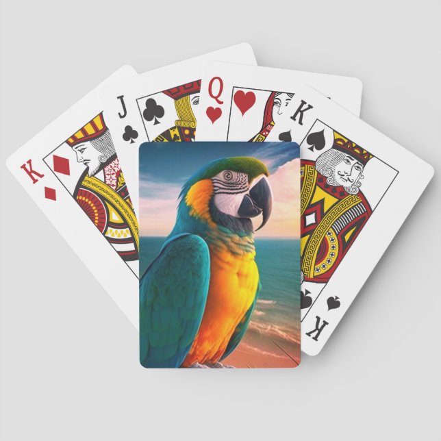 Parrot Playing Cards (Back)
