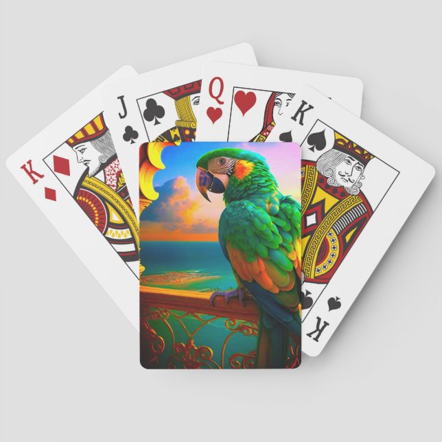 Parrot Playing Cards (Back)