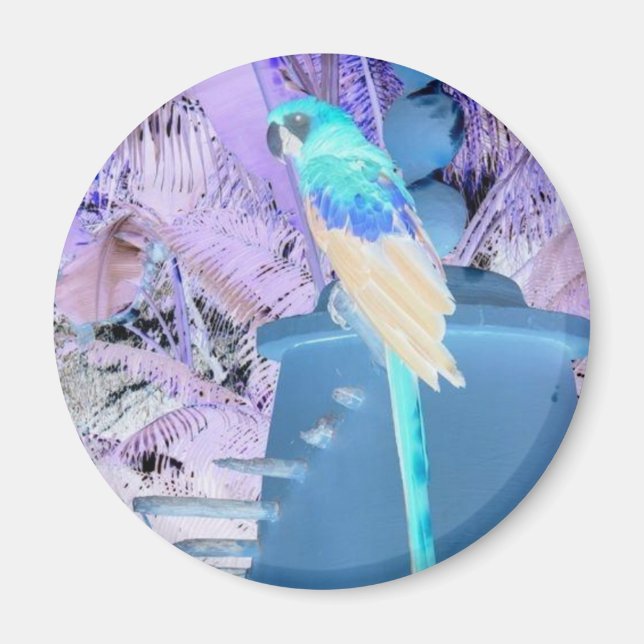 Parrot Pop Art Magnet (Front)