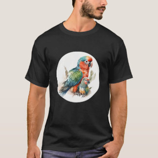 Parrot portrait Parrots and Tropical Bird Lover T-Shirt