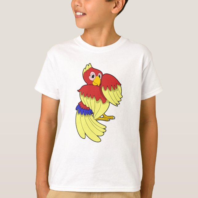 Parrot red yellow T-Shirt (Front)