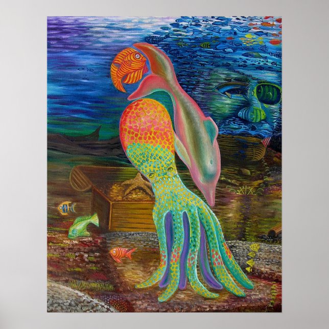 ''PARROT REEF'' POSTER (Front)