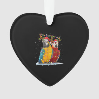 Parrot Reindeer Xmas Ornements de Noël légers