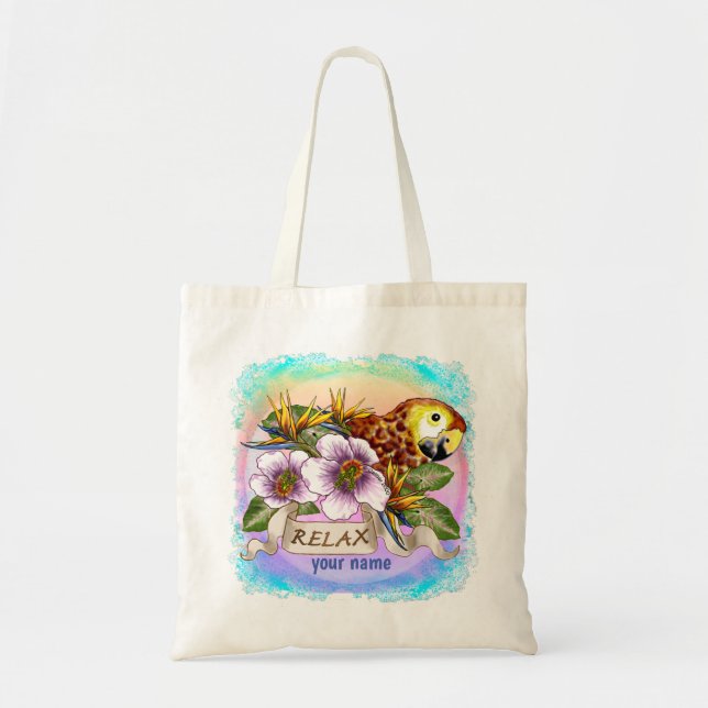 Parrot relax  tote bag (Front)