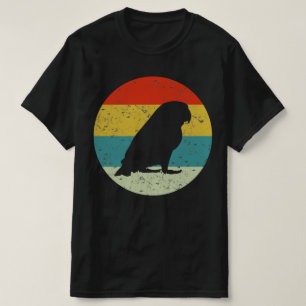 parrot retro vintage silhouette 70s T-Shirt