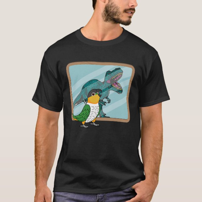 Parrot & Rex Reflection I Black headed Caique T-Shirt (Front)