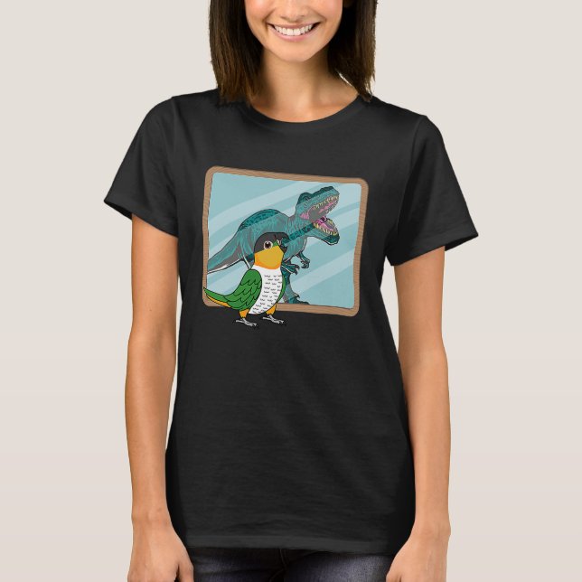Parrot & Rex Reflection I Black headed Caique T-Shirt (Front)