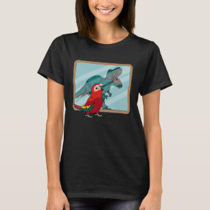 Parrot & Rex Reflection I Scarlet Macaw T-Shirt