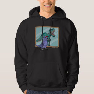 Parrot & Rex Reflection I Violet Indian Ringneck Hoodie