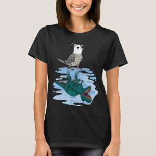 Parrot & Rex Reflection I White faced Grey Cockati T-Shirt