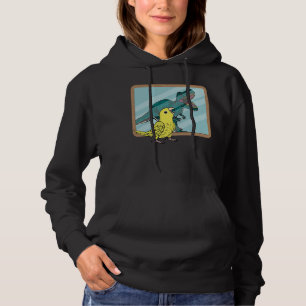 Parrot & Rex Reflection I Yellow Parrotlet Hoodie