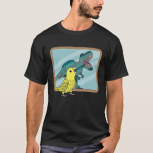 Parrot & Rex Reflection I Yellow Parrotlet T-Shirt