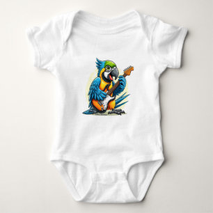 Parrot Rock Music Baby Bodysuit