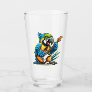 Parrot Rock Music Glass